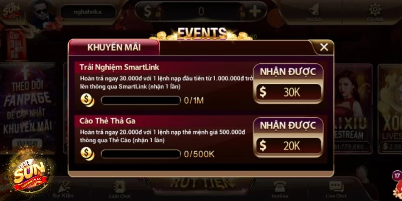 Đa dạng về các loại khuyến mãi hấp dẫn