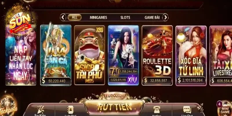 game bài Sunwin Danh sách các game bài Sunwin phổ biến tại sòng Sunwin