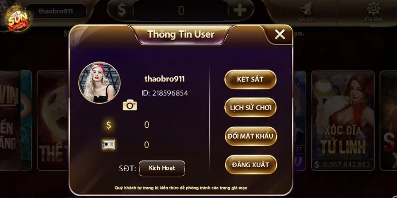 Bảo mật và an toàn tại cổng game Sunwin