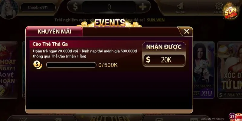 Khuyến mãi và ưu đãi hấp dẫn của Sunwin