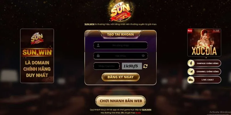 Sunwin cổng game bài cá cược đổi thưởng số 1 Việt Nam